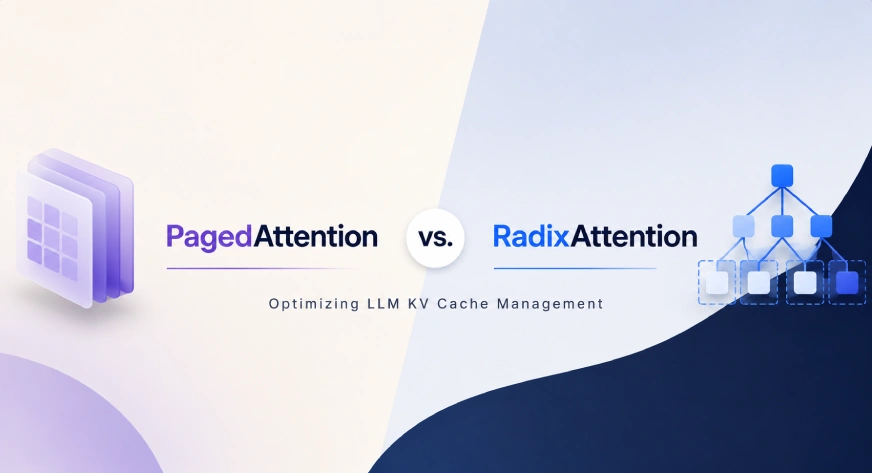 PagedAttention and RadixAttention: How LLM KV Cache Management Works